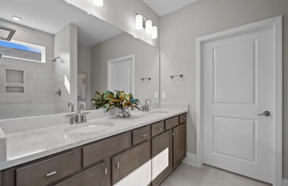 Furnished interior view inside a new home in Del Webb Wilmington at Mallory Creek, Leland (Image 8).