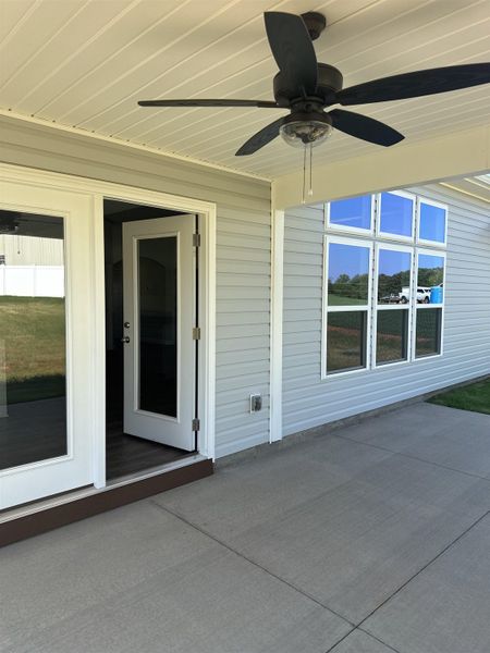 Exterior details and patio area of a home in Davis Heights, Inman (Image 18). Exterior details and patio area of a home in Davis Heights, Inman (Image 18).