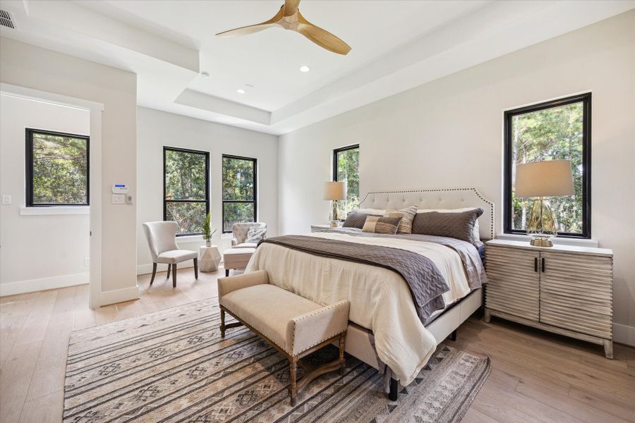 Furnished interior view inside a new home in High Meadow West and Estates, Montgomery (Image 28).