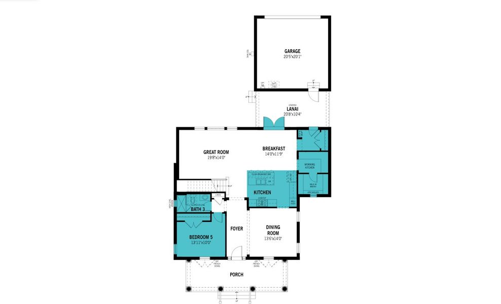 2D floor plan layout of this home in Celebration, Celebration, FL (Image 4). 2D floor plan layout of this home in Celebration, Celebration, FL (Image 4).