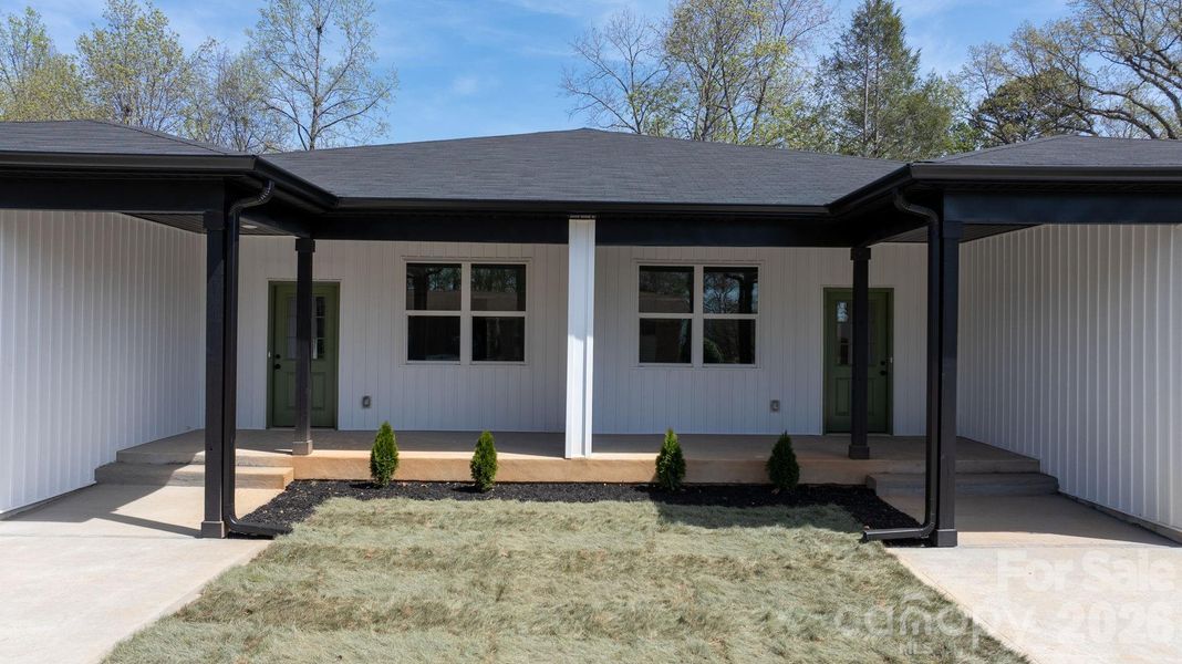 Exterior details and patio area of a home in , Hickory (Image 29).
