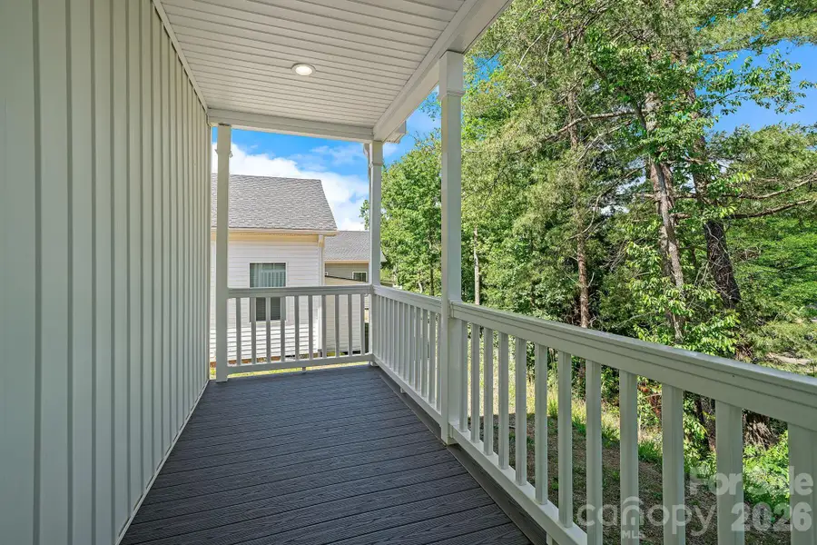 Exterior details and patio area of a home in , Asheville (Image 4).