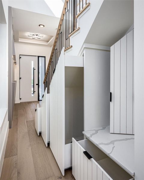 Furnished interior view inside a new home in , Stafford (Image 4).