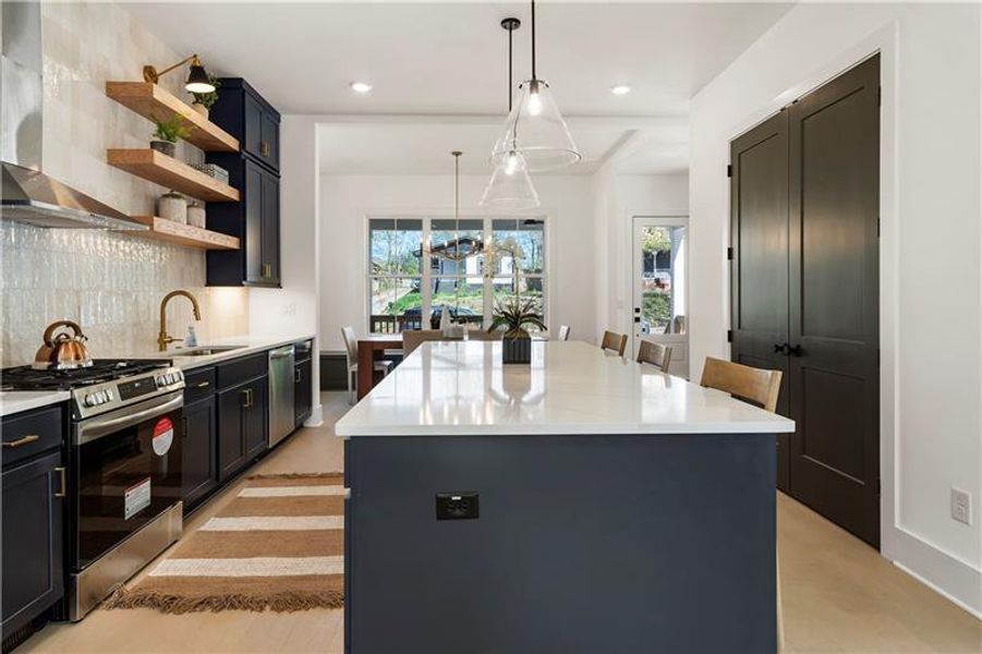 Furnished interior view inside a new home in , Atlanta (Image 5).