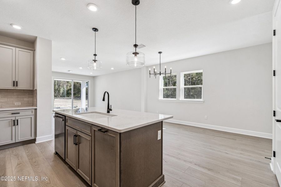 Furnished interior view inside a new home in Evergreen Island at Silverleaf - Classic, St. Augustine (Image 4). Furnished interior view inside a new home in Evergreen Island at Silverleaf - Classic, St. Augustine (Image 4).