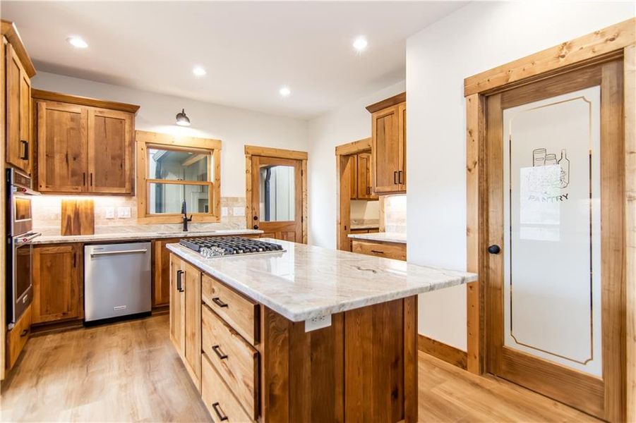 Furnished interior view inside a new home in , Talking Rock (Image 9).
