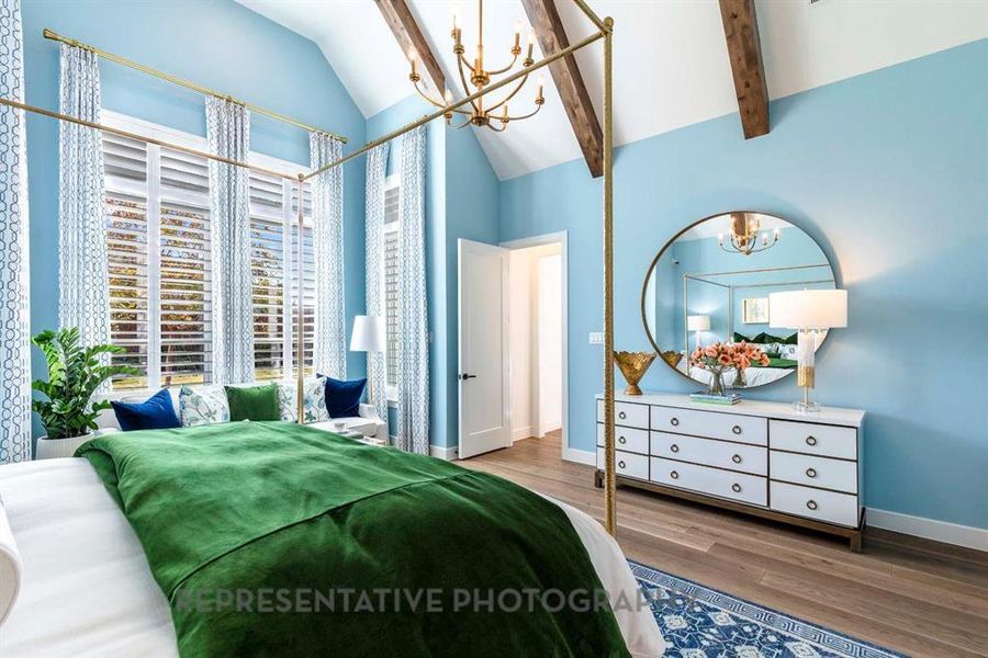 Furnished interior view inside a new home in Star Trail, Prosper (Image 15).