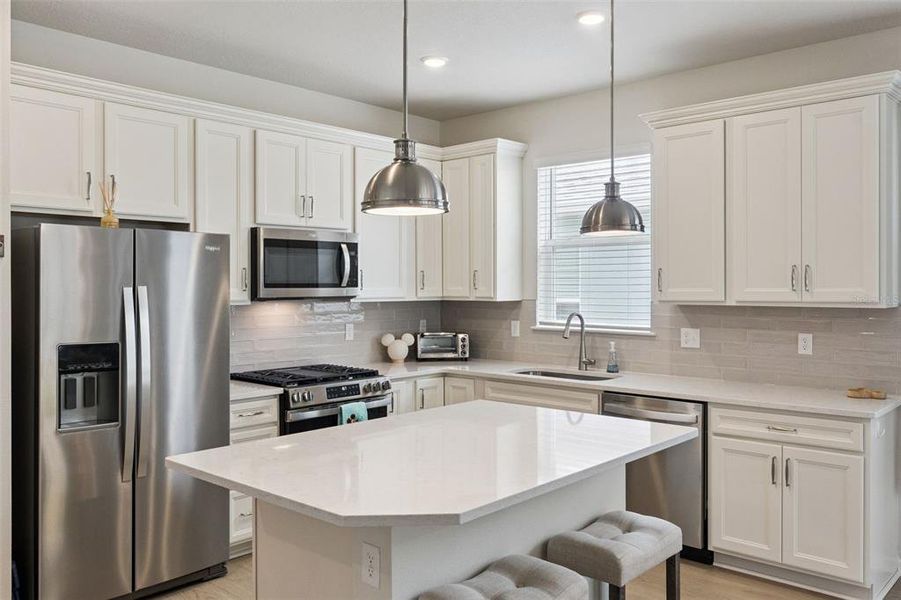 Furnished interior view inside a new home in Del Webb Oasis, Winter Garden (Image 6).