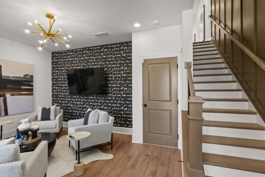 Representative furnished interior of a home built from the The Benton I by The Providence Group in Ecco Park, Alpharetta (Image 18).