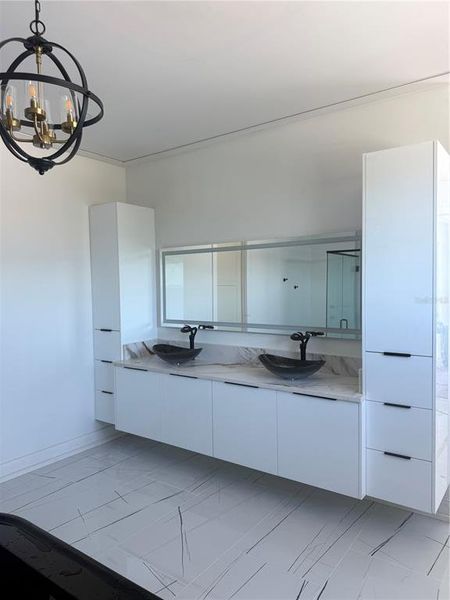 Furnished interior view inside a new home in , St. Petersburg (Image 34).