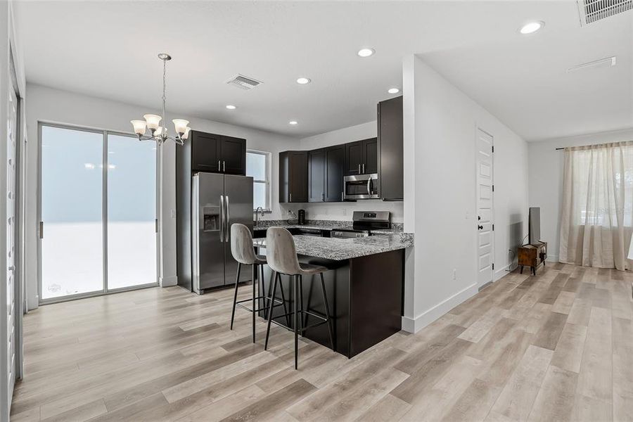 Furnished interior view inside a new home in , Tampa (Image 6).