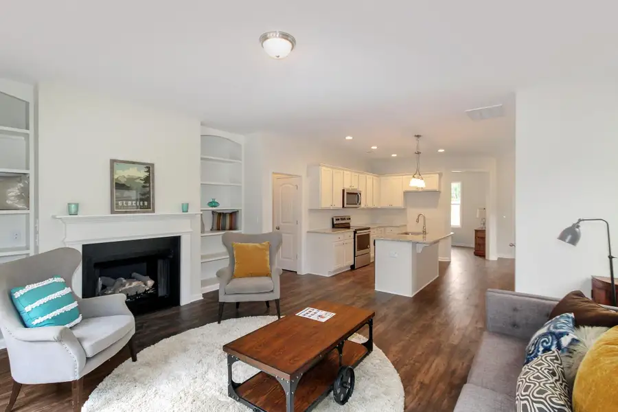 Representative furnished interior of a home built from the Furyk by RiverWILD Homes in Riverwood Ranch, Clayton (Image 6).