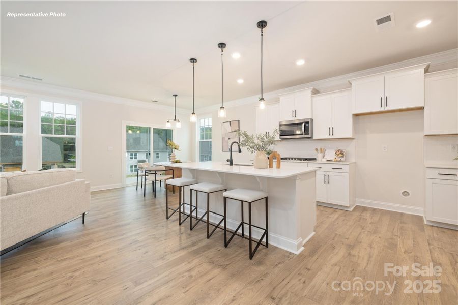 Furnished interior view inside a new home in Oak Grove Hill, Huntersville (Image 10).