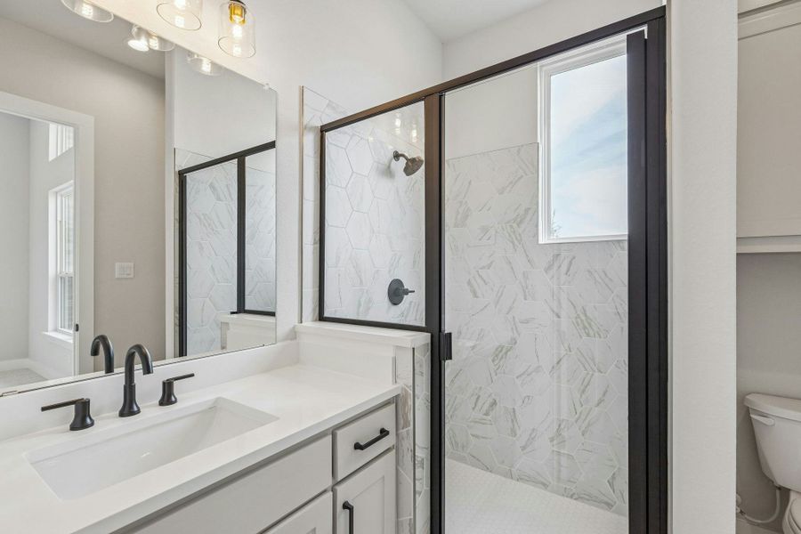 Furnished interior view inside a new home in The Vines, Haslet (Image 16).
