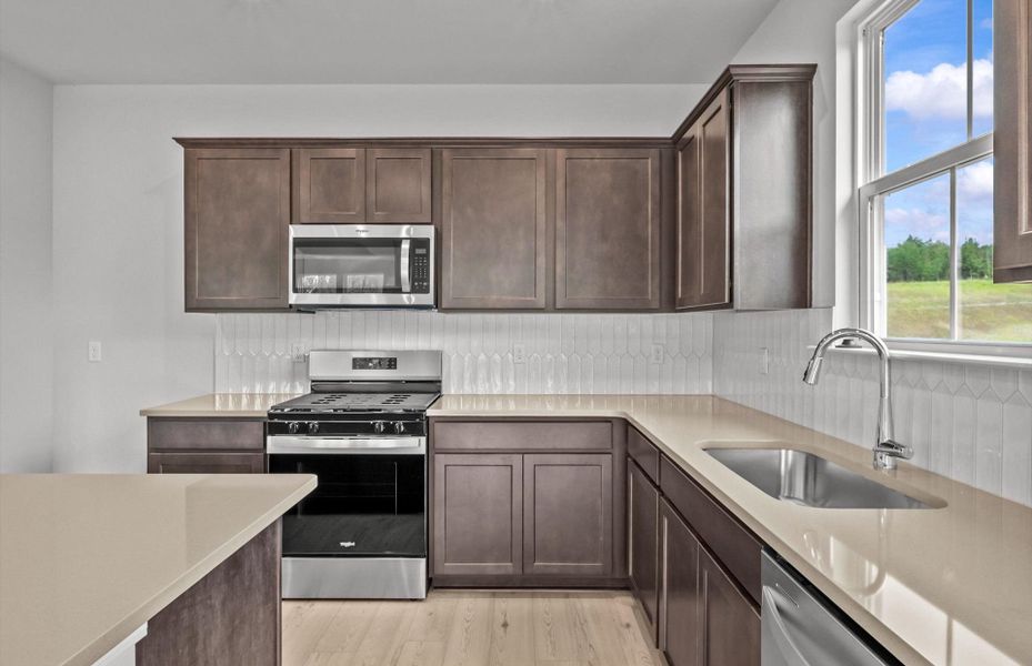 Furnished interior view inside a new home in Sweetwater Hills, Moore (Image 11). Furnished interior view inside a new home in Sweetwater Hills, Moore (Image 11).