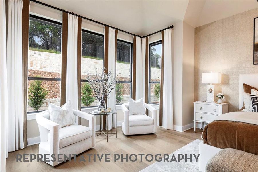 Furnished interior view inside a new home in Sandbrock Ranch, Aubrey (Image 17).