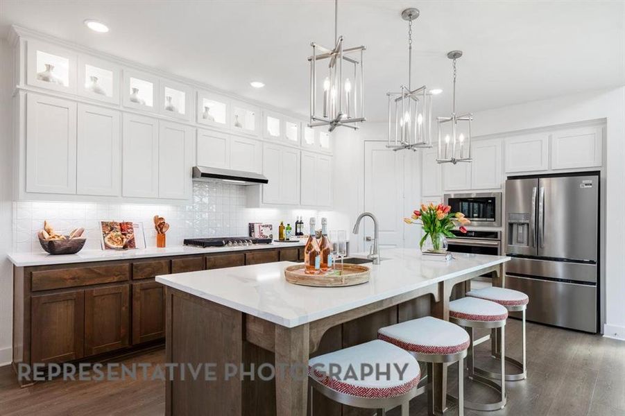 Furnished interior view inside a new home in The Parks at Wilson Creek, Celina (Image 32).