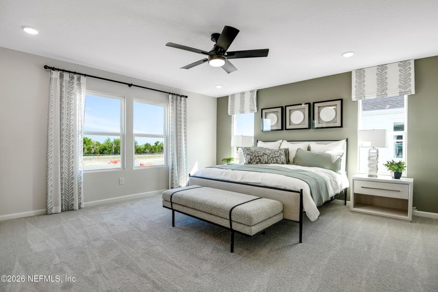 Furnished interior view inside a new home in Seasons at Grandview Gardens, Deland (Image 10). Furnished interior view inside a new home in Seasons at Grandview Gardens, Deland (Image 10).