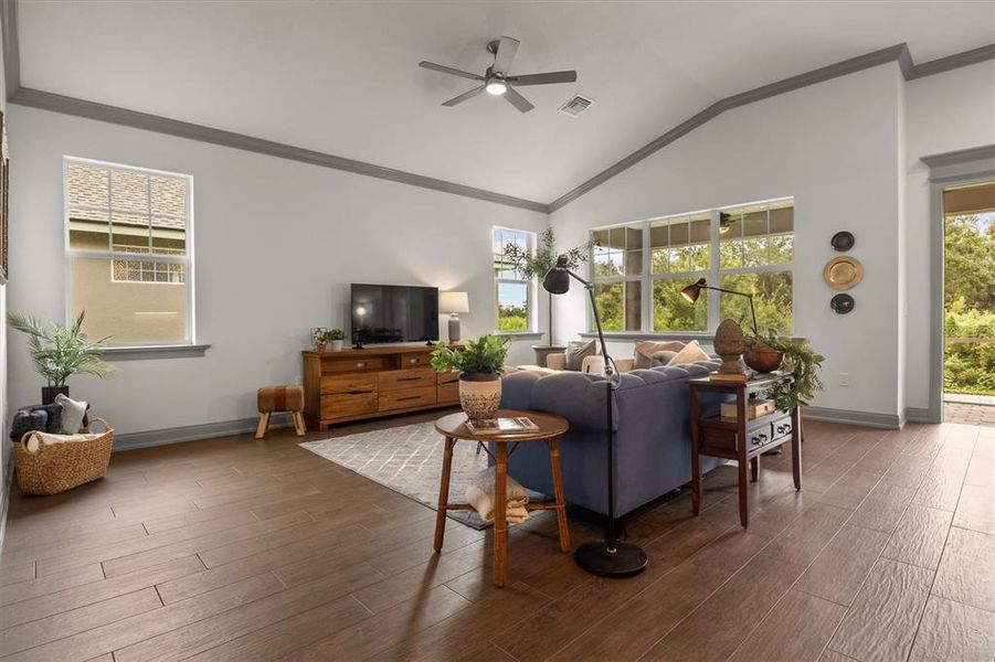 Furnished interior view inside a new home in , Lakeland (Image 48).
