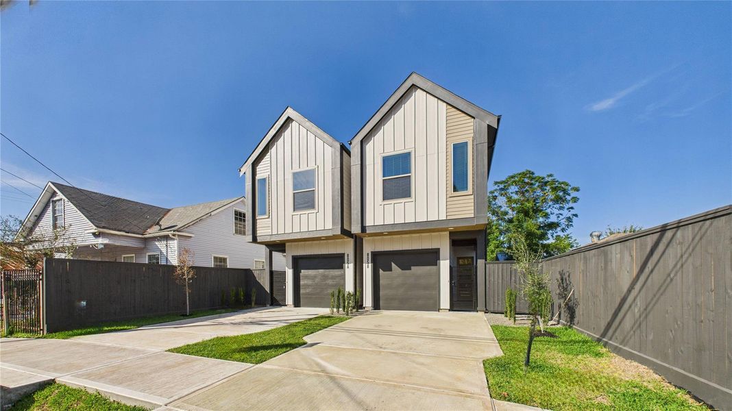 Front exterior of a new home in , Houston, TX, highlighting curb appeal (Image 2). Front exterior of a new home in , Houston, TX, highlighting curb appeal (Image 2).