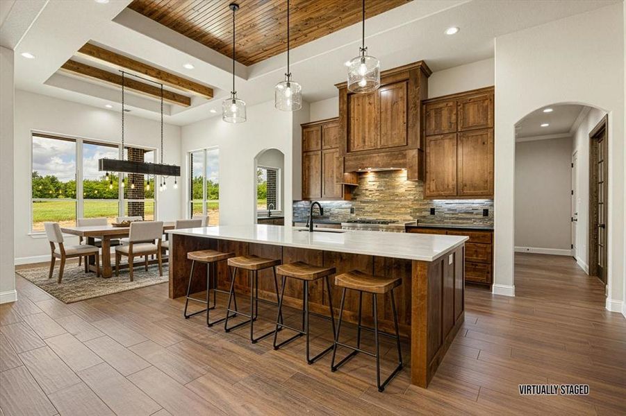 Furnished interior view inside a new home in , Cresson (Image 9).