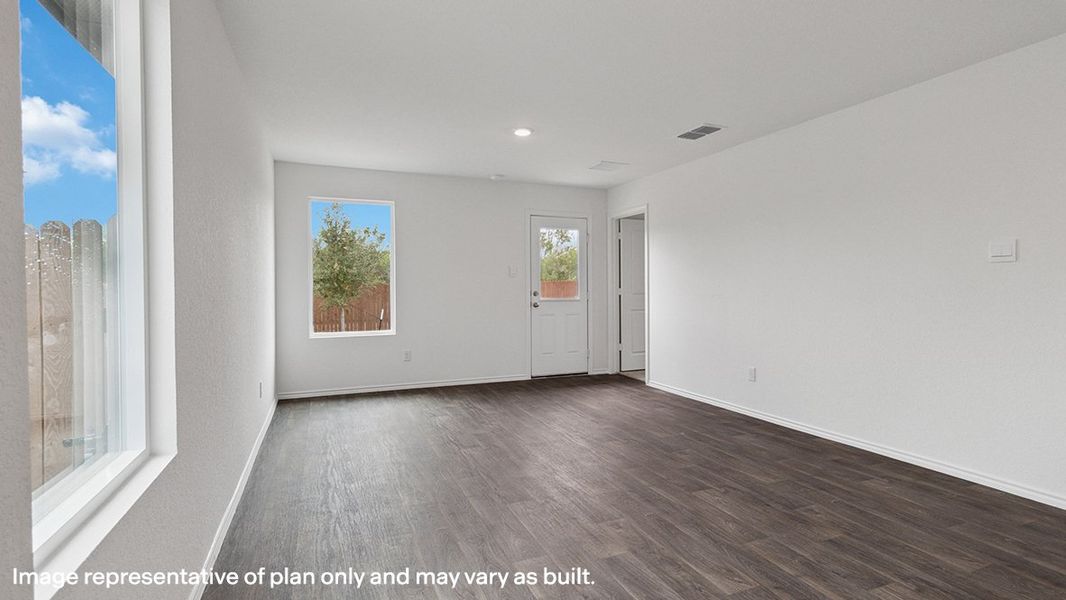 Spacious, unfurnished interior of a new home in The Hills of Sherman, Sherman (Image 7).