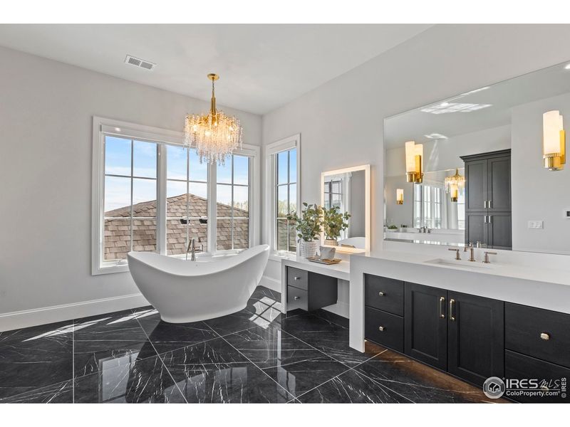 Furnished interior view inside a new home in , Fort Collins (Image 33).
