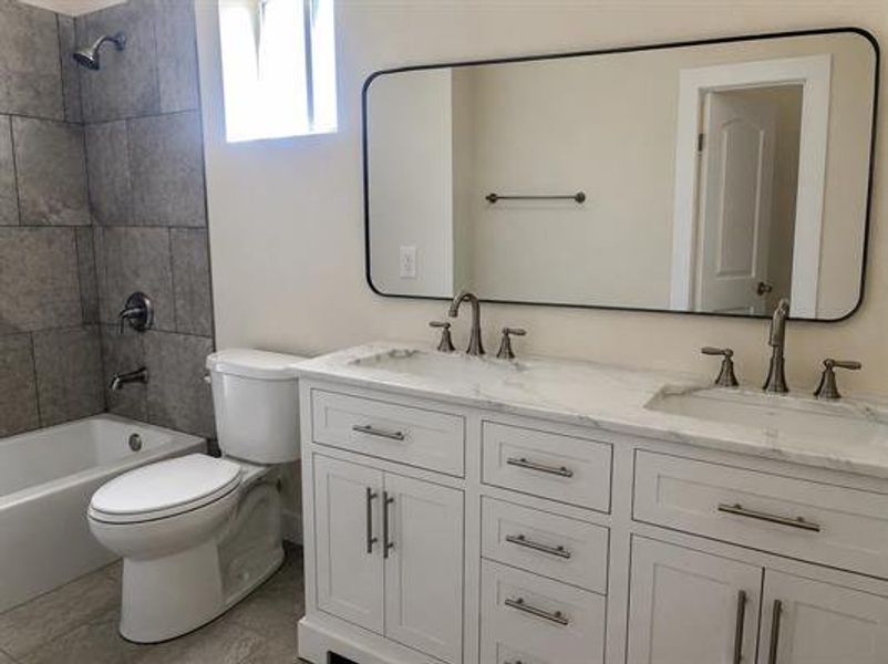 Virtually Staged Guest Bath