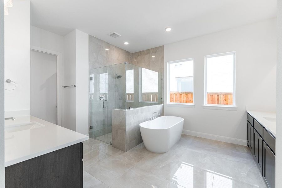 Furnished interior view inside a new home in Parmer Ranch 60, Georgetown (Image 12).