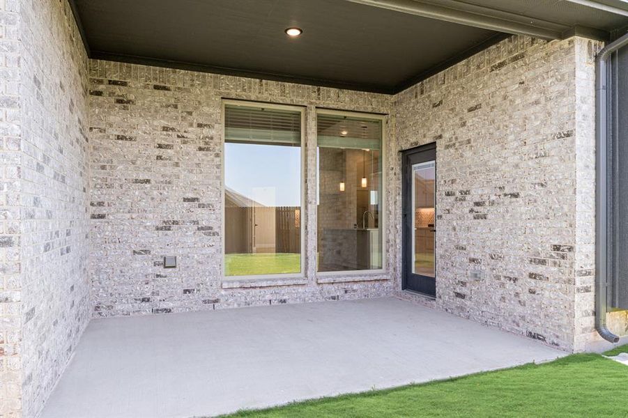 Exterior details and patio area of a home in Ridge Ranch Classic 50, Mesquite (Image 19). Exterior details and patio area of a home in Ridge Ranch Classic 50, Mesquite (Image 19).