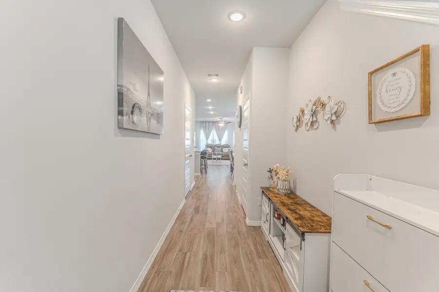 Furnished interior view inside a new home in Lonestar Collection at Aurora, Katy (Image 8). Furnished interior view inside a new home in Lonestar Collection at Aurora, Katy (Image 8).