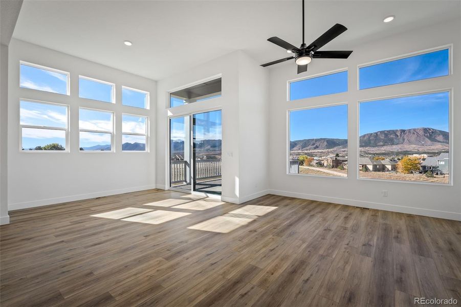 Spacious, unfurnished interior of a new home in Cloverleaf - Pinnacle Collection, Monument (Image 34). Spacious, unfurnished interior of a new home in Cloverleaf - Pinnacle Collection, Monument (Image 34).