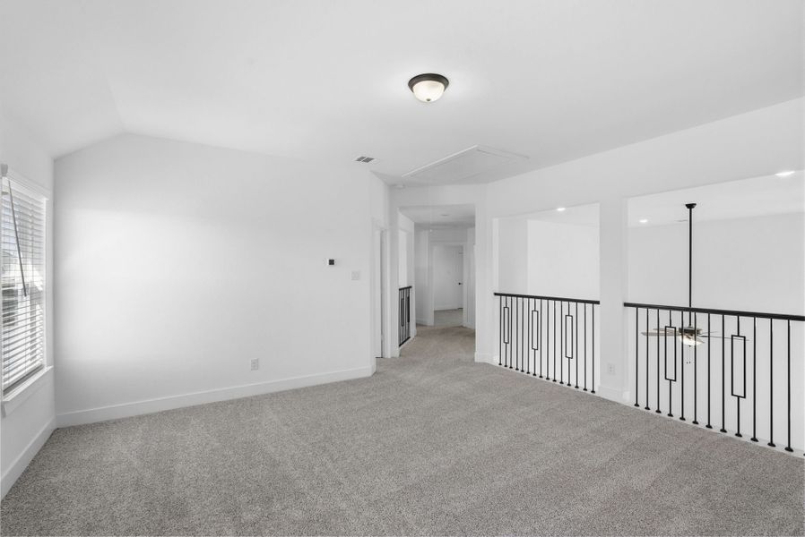 Spacious, unfurnished interior of a new home in Bridgeland, Cypress (Image 24). Spacious, unfurnished interior of a new home in Bridgeland, Cypress (Image 24).