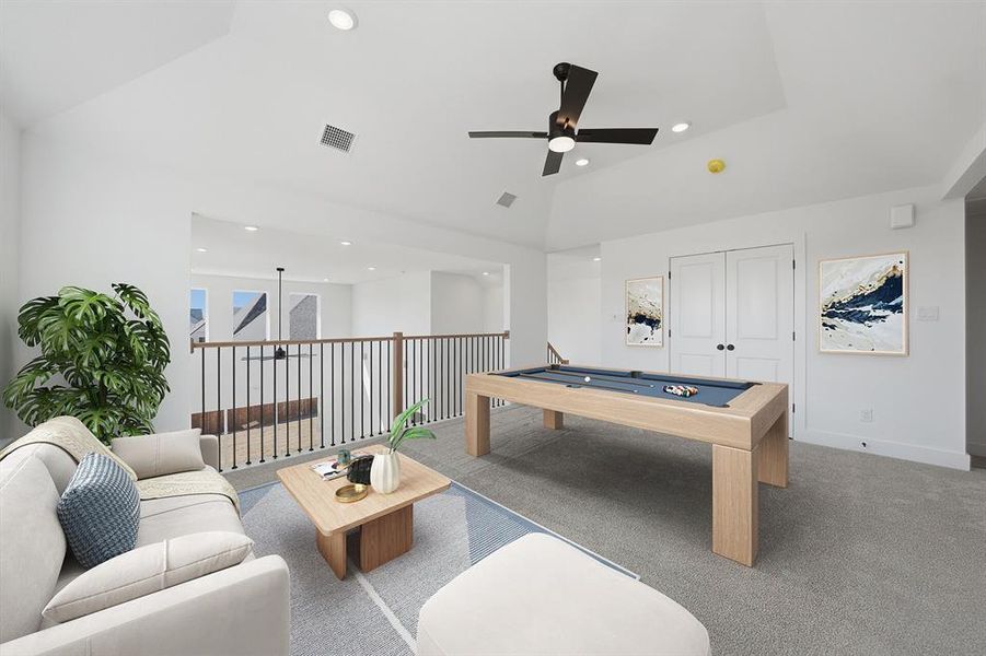 Furnished interior view inside a new home in Tavolo Park, Fort Worth (Image 19).