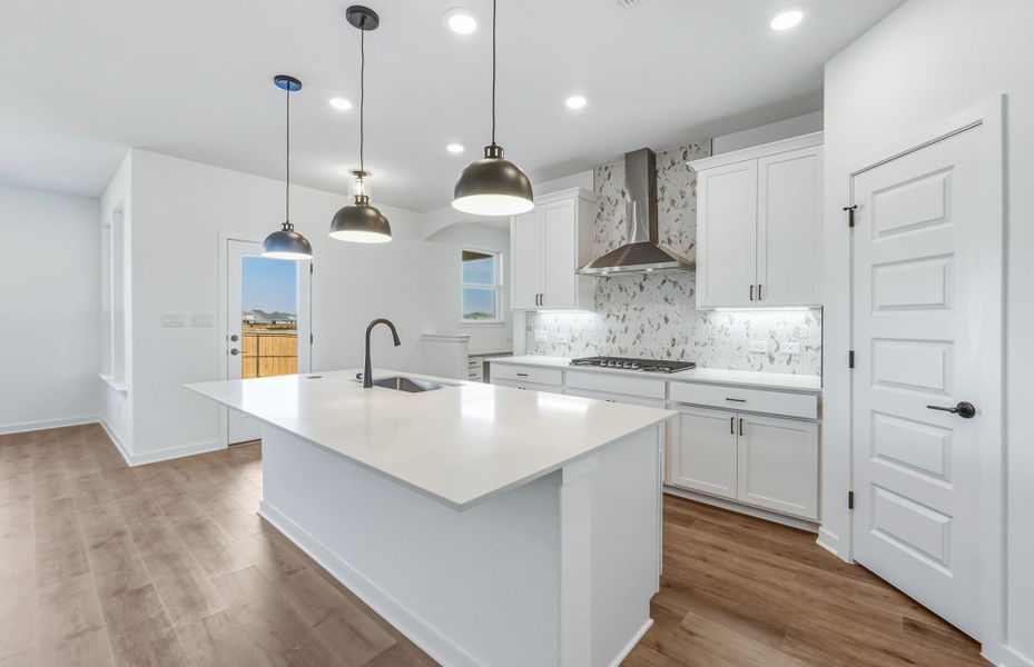 Furnished interior view inside a new home in Sunfield, Buda (Image 10).
