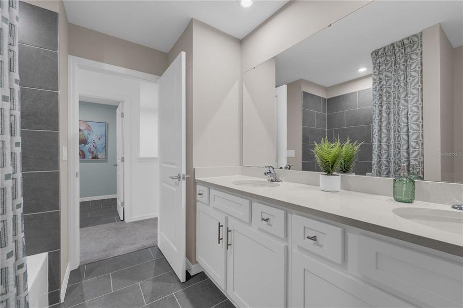 Furnished interior view inside a new home in Wynnstone, Davenport (Image 30).