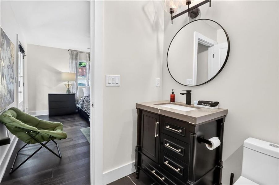 Furnished interior view inside a new home in , Atlanta (Image 25).