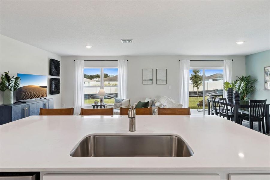 Furnished interior view inside a new home in Willowbrook South, Winter Haven (Image 8). Furnished interior view inside a new home in Willowbrook South, Winter Haven (Image 8).