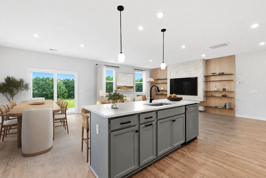 Representative furnished interior of a home built from the The Nathaniel by Stanley Martin Homes in Abney Hills Estates, Blythewood (Image 12).