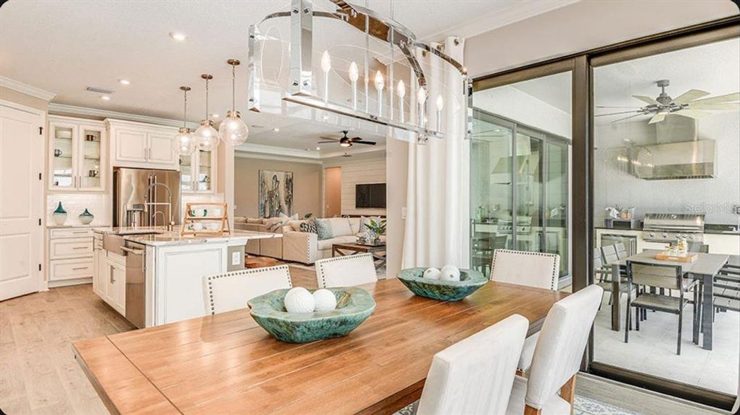 Furnished interior view inside a new home in Ardisia Park, New Smyrna Beach (Image 6).