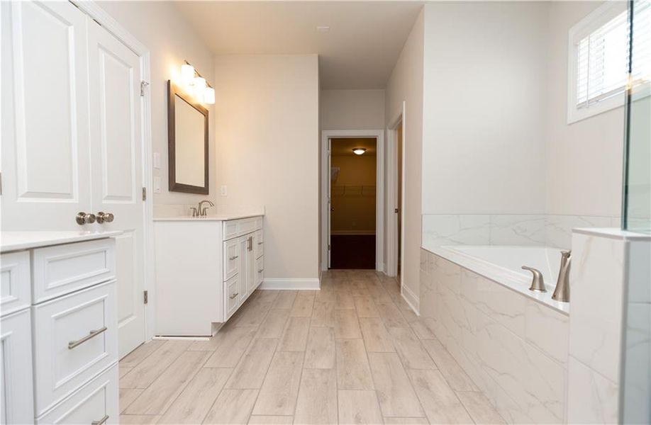 Furnished interior view inside a new home in Waterside Single Family, Peachtree Corners (Image 8).