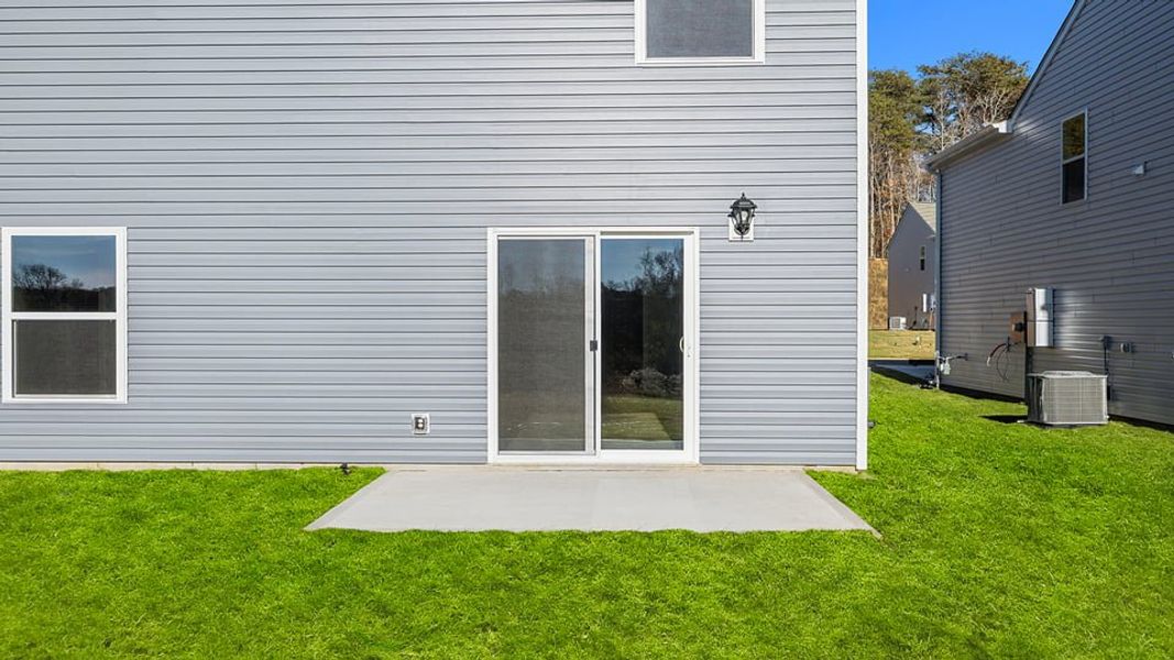 Exterior details and patio area of a home in Cloverdale Hills, Piedmont (Image 3). Exterior details and patio area of a home in Cloverdale Hills, Piedmont (Image 3).