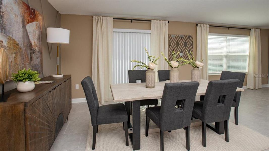 Furnished interior view inside a new home in Knightsbridge, Kissimmee (Image 2). Furnished interior view inside a new home in Knightsbridge, Kissimmee (Image 2).