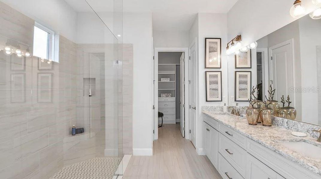 Furnished interior view inside a new home in Esplanade at Wiregrass Ranch, Wesley Chapel (Image 21).