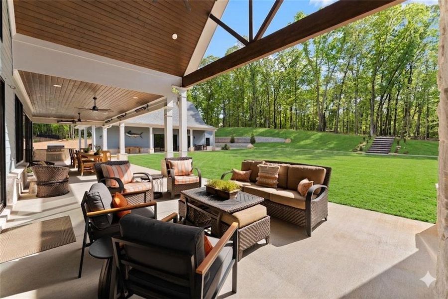 Exterior details and patio area of a home in , Jefferson (Image 38).
