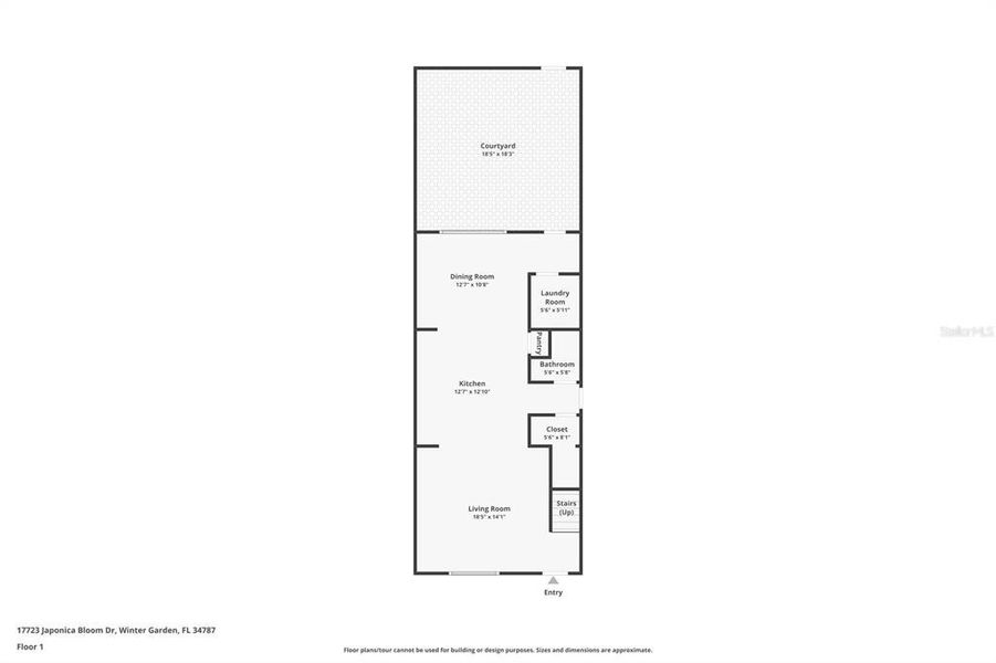 2D floor plan layout of this home in , Winter Garden, FL (Image 5). 2D floor plan layout of this home in , Winter Garden, FL (Image 5).