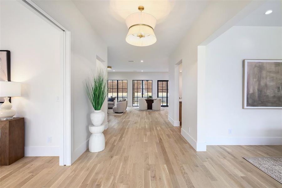 Furnished interior view inside a new home in , Dallas (Image 34).