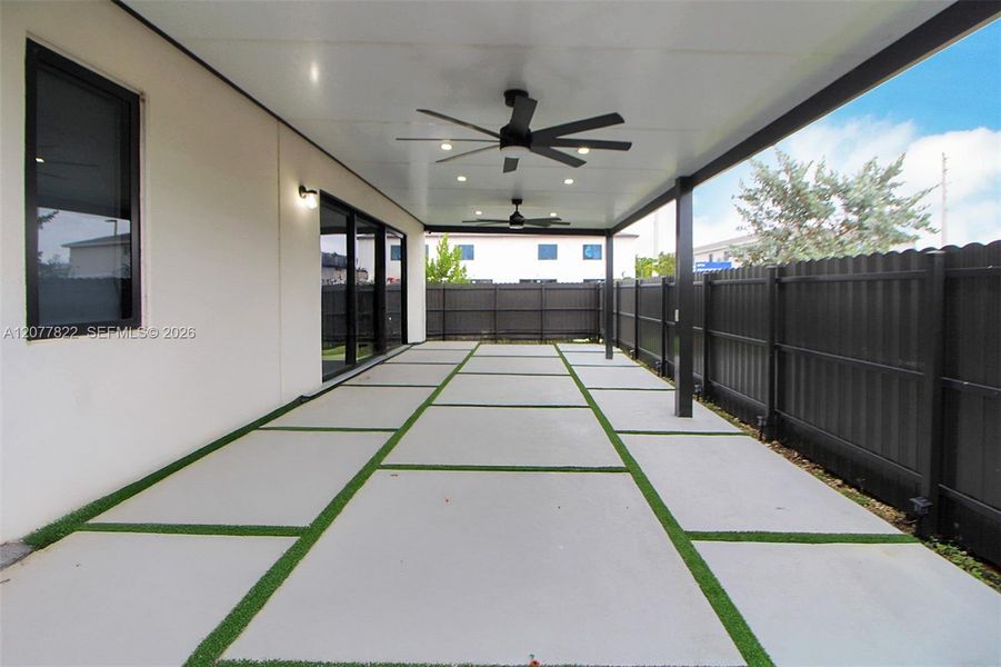 Exterior details and patio area of a home in , Florida City (Image 32).