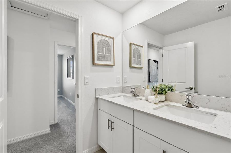 Furnished interior view inside a new home in , San Antonio (Image 17).
