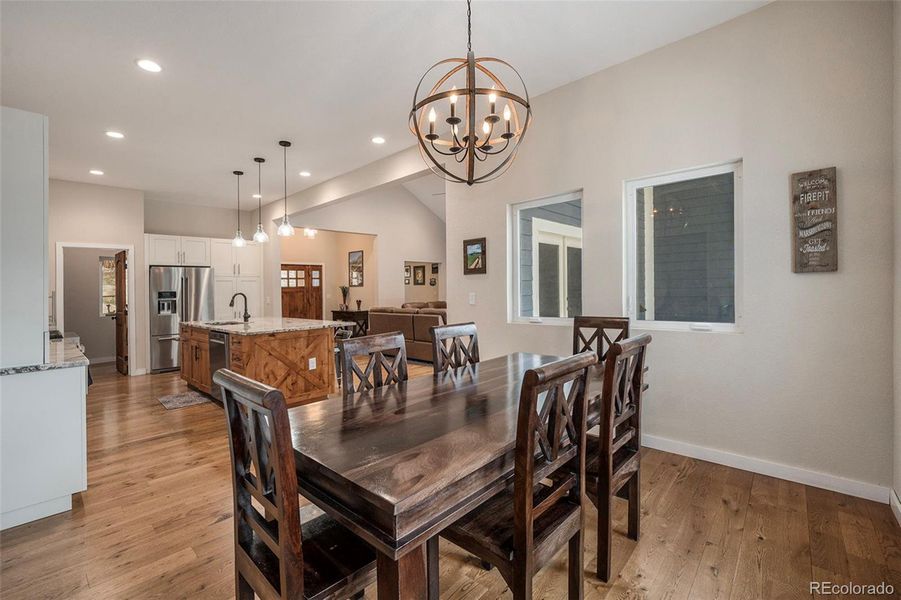 Furnished interior view inside a new home in , Evergreen (Image 28).